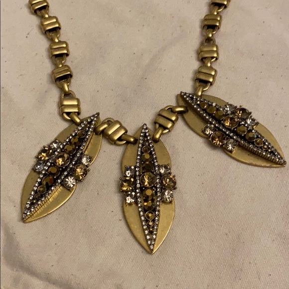 JCREW Necklace with amber colored stones - Picture 2 of 5